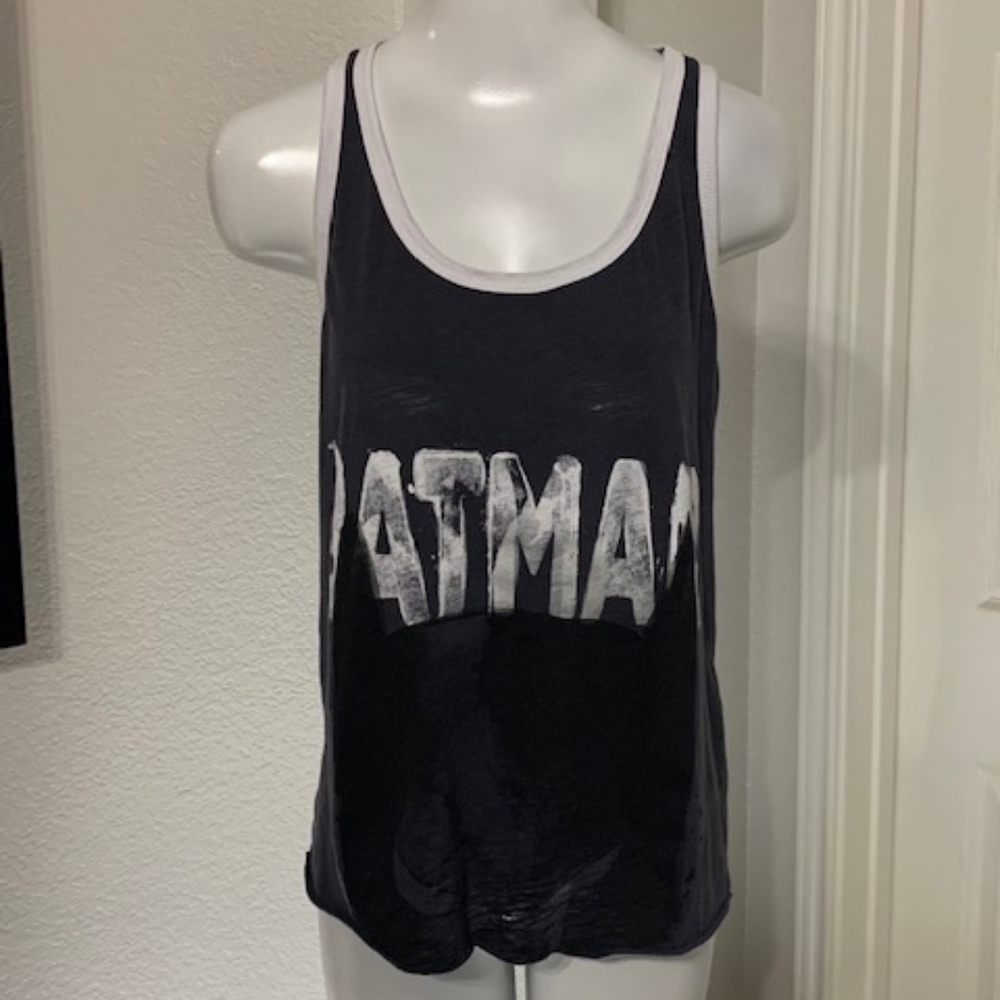 Batman Racer Back Tank Top Size Medium